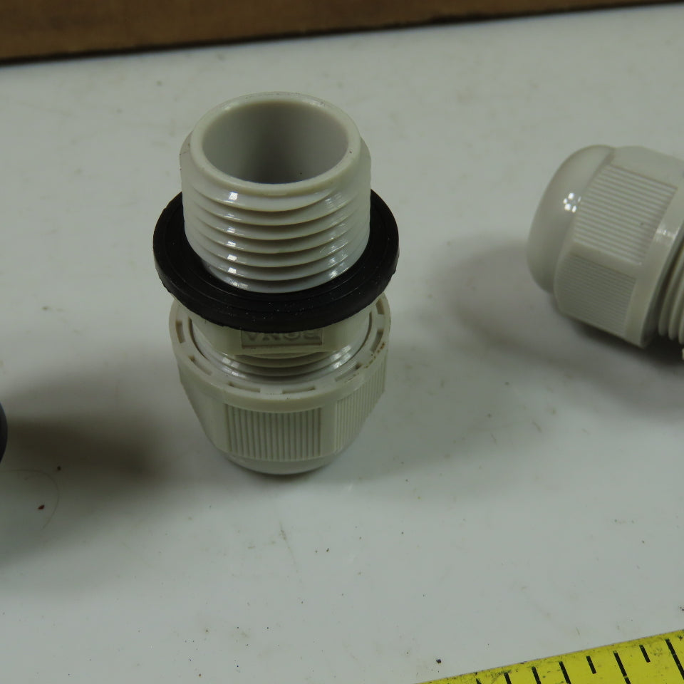 Bona 1/2" NPT Strain Relief Cord Grip Cable Gland W/Nut And Gasket Lot Of 75