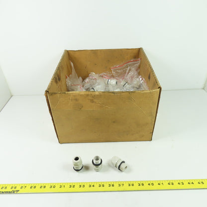 Bona 1/2" NPT Strain Relief Cord Grip Cable Gland W/Nut And Gasket Lot Of 75