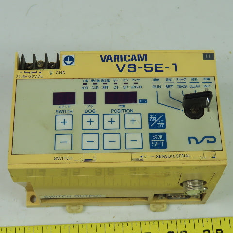 NSD VS-5E-1 Varicam Cam Switch Angle Output Controller 21.6-30VDC