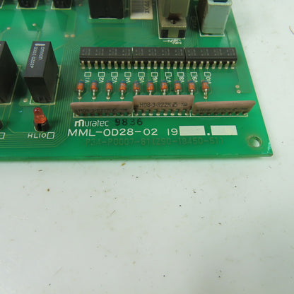 Muratec MML-OD28-02 Circuit Board Panel