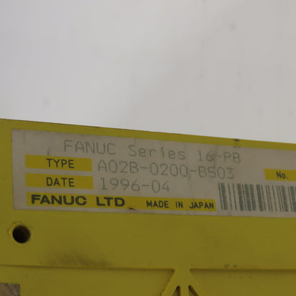 Fanuc A02B-0200-B503 16-PB 6-Slot Power Supply Machine Control 200-240V 5A Input