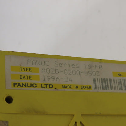 Fanuc A02B-0200-B503 16-PB 6-Slot Power Supply Machine Control 200-240V 5A Input
