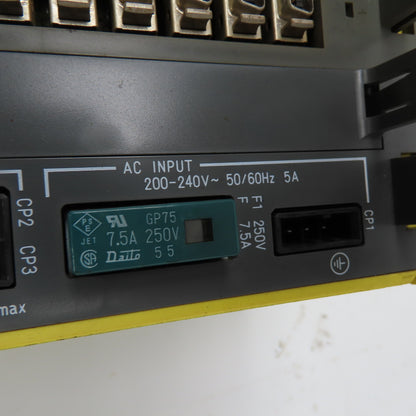 Fanuc A02B-0200-B503 16-PB 6-Slot Power Supply Machine Control 200-240V 5A Input