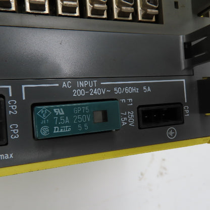 Fanuc A02B-0200-B503 16-PB 6-Slot Power Supply Machine Control 200-240V 5A Input