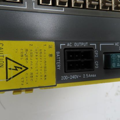 Fanuc A02B-0200-B503 16-PB 6-Slot Power Supply Machine Control 200-240V 5A Input