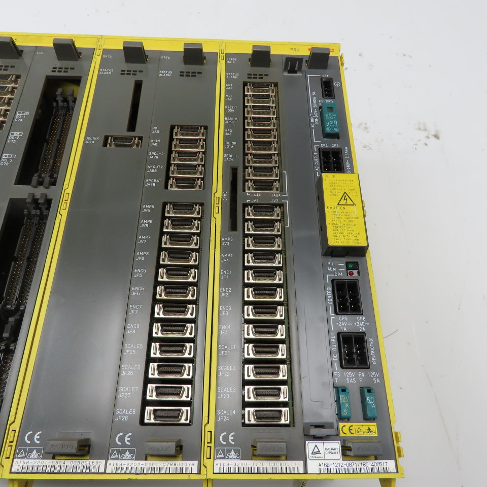 Fanuc A02B-0200-B503 16-PB 6-Slot Power Supply Machine Control 200-240V 5A Input