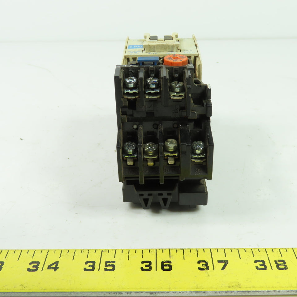 Mitsubishi S-N10 20A Contactor 110V Coil W/TH-N12TP Overload Relay 0.55 - 0.8A