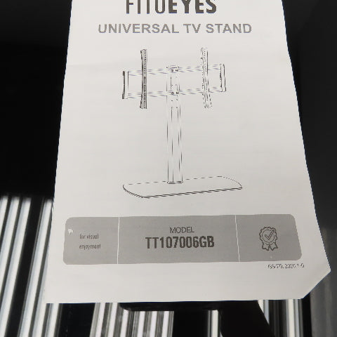 Fitueyes TT107006GB Universal Flat Screen Modern TV Stand Mount 32-70"