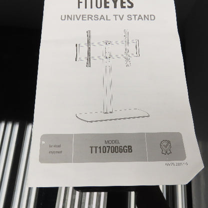 Fitueyes TT107006GB Universal Flat Screen Modern TV Stand Mount 32-70"