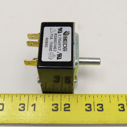 BEDE RS8802UG3 25A 250VAC 3 Position Selector Power Switch