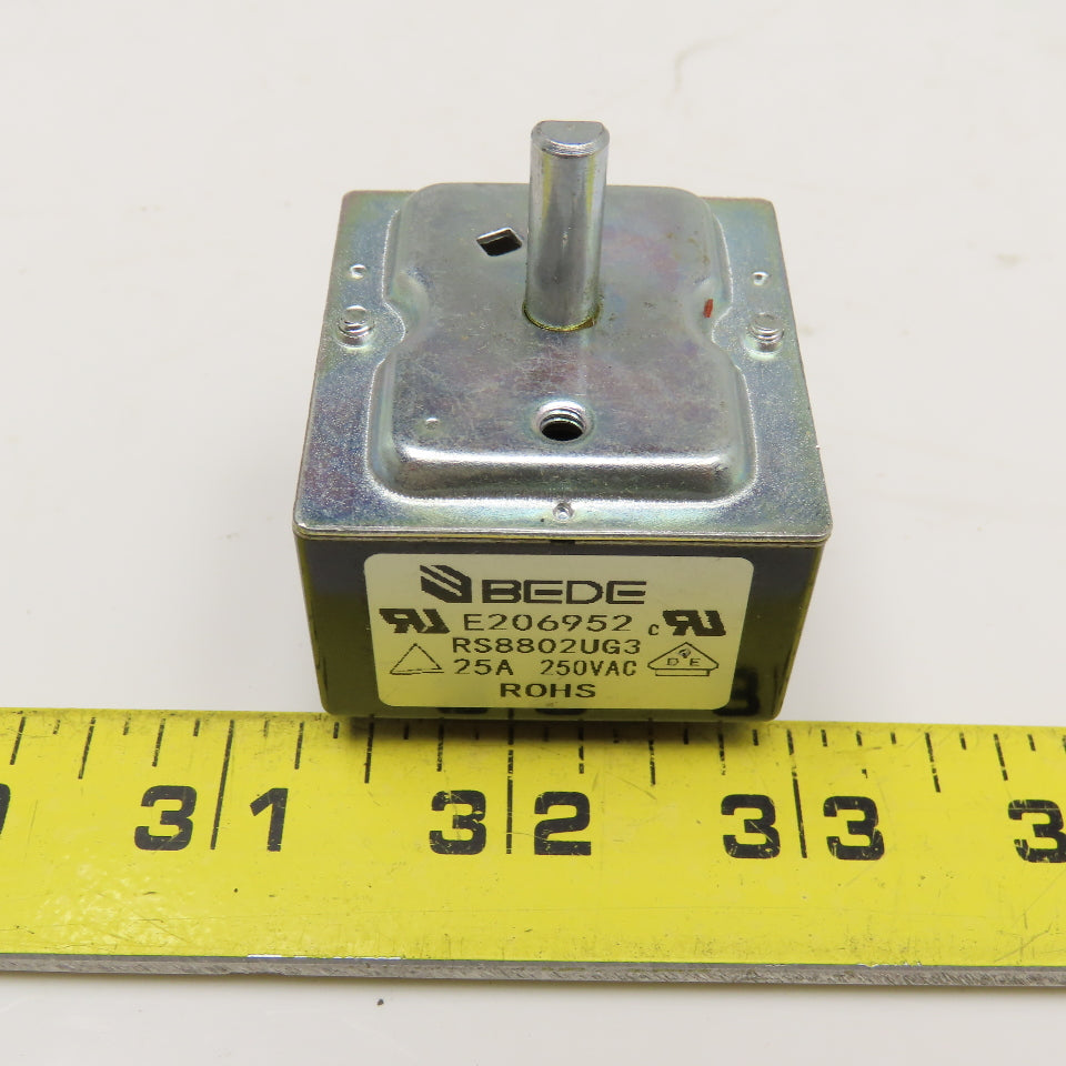 BEDE RS8802UG3 25A 250VAC 3 Position Selector Power Switch