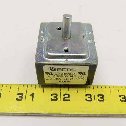 BEDE RS8802UG3 25A 250VAC 3 Position Selector Power Switch