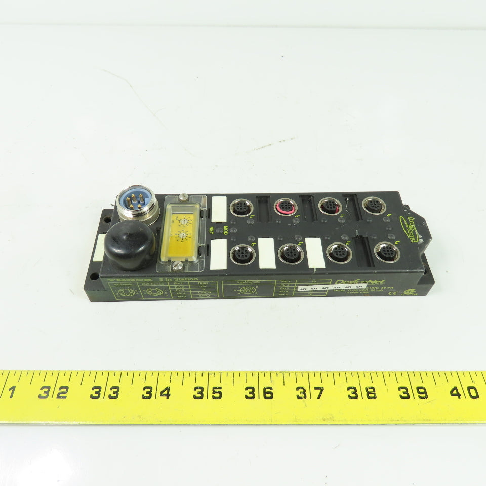 Turck FDNL-S0800-T 8-Input Bus Stop Remote I/O Module DeviceNet F0076