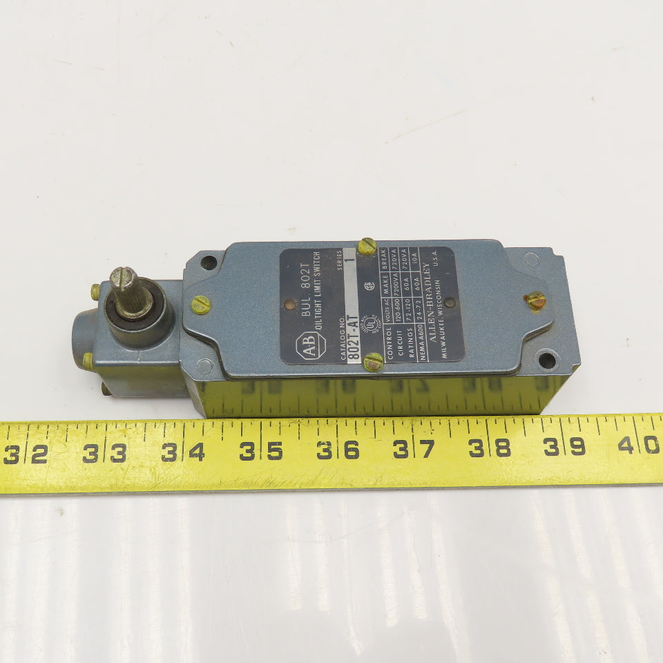 Allen Bradley 802T-AT 600VAC Oiltight Limit Switch