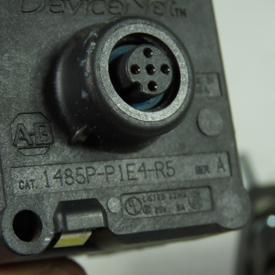 Allen Bradley 1485P-P1E4-R5 Ser A DeviceNet Connector Device 5-Pin Fem. Lot Of 2