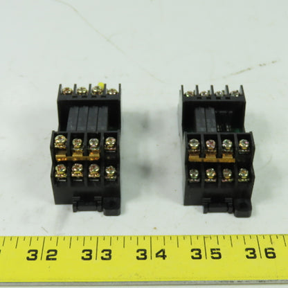 Automation Direct RS4N-DE 5A 240VAC 4-Pole Card Relay 24VDC Coil Lot Of 2