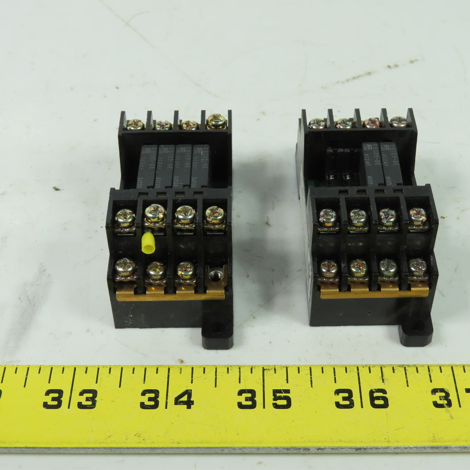 Automation Direct RS4N-DE 5A 240VAC 4-Pole Card Relay 24VDC Coil Lot Of 2