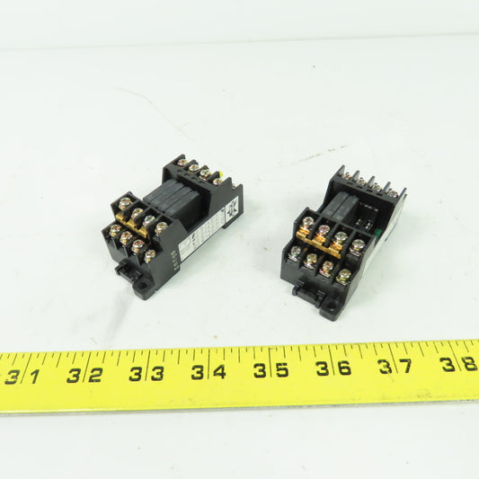 Automation Direct RS4N-DE 5A 240VAC 4-Pole Card Relay 24VDC Coil Lot Of 2