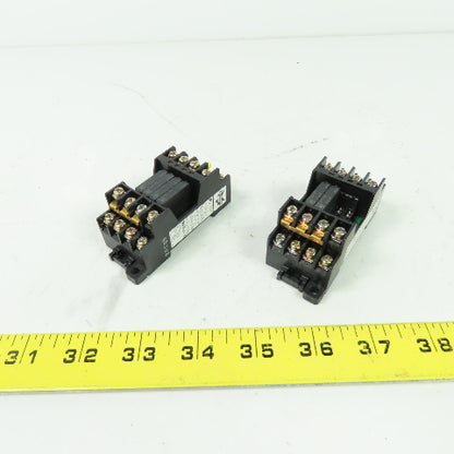 Automation Direct RS4N-DE 5A 240VAC 4-Pole Card Relay 24VDC Coil Lot Of 2