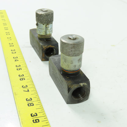 Parker F600S 5000PSI Flow Control Valve 8GPM -11JP Lot Of 2