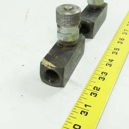 Parker F600S 5000PSI Flow Control Valve 8GPM -11JP Lot Of 2