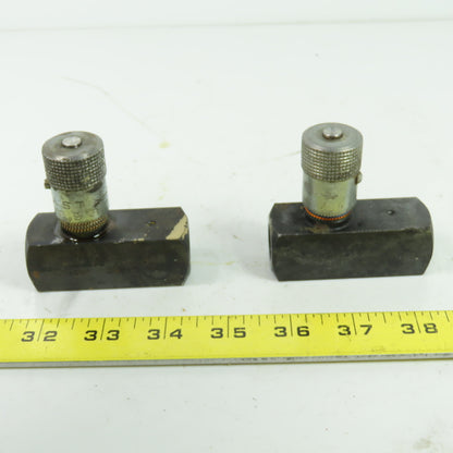 Parker F600S 5000PSI Flow Control Valve 8GPM -11JP Lot Of 2