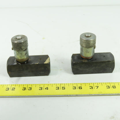 Parker F600S 5000PSI Flow Control Valve 8GPM -11JP Lot Of 2