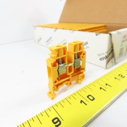 ABB 1SNA105118R2000 M6/8 Modular Terminal Blocks Yellow Box Of 40