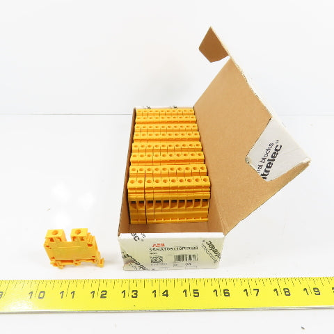 ABB 1SNA105118R2000 M6/8 Modular Terminal Blocks Yellow Box Of 40