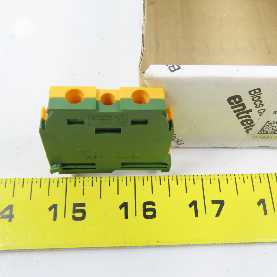 ABB 1SNA165114R1700 M6/8.P Modular Terminal Blocks Yellow & Green Box Of 30