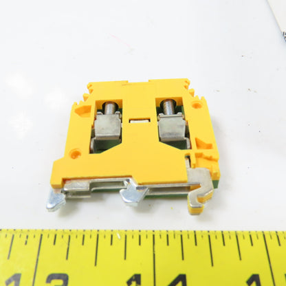 ABB 1SNA165114R1700 M6/8.P Modular Terminal Blocks Yellow & Green Box Of 30