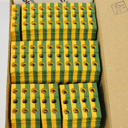 ABB 1SNA165114R1700 M6/8.P Modular Terminal Blocks Yellow & Green Box Of 30