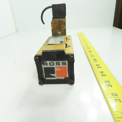 Ross Controls W6476B3401 Style 5/2 Pneumatic Solenoid Valve 120V Coil 2-10 Bar