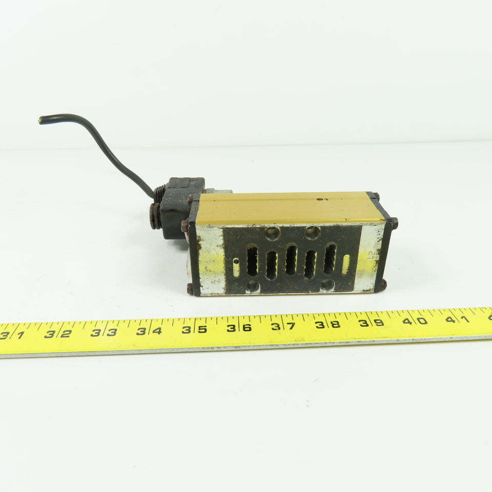 Ross Controls W6476B3401 Style 5/2 Pneumatic Solenoid Valve 120V Coil 2-10 Bar