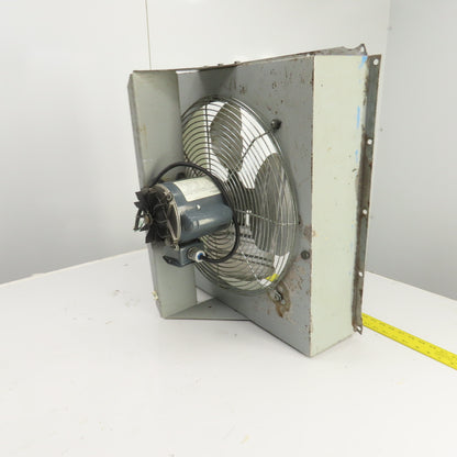 18" 4-Blade Heat Exchanger Fan 1/4HP 115/230V 1725 RPM 24-1/2" Flange Tested