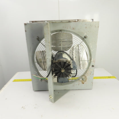 18" 4-Blade Heat Exchanger Fan 1/4HP 115/230V 1725 RPM 24-1/2" Flange Tested
