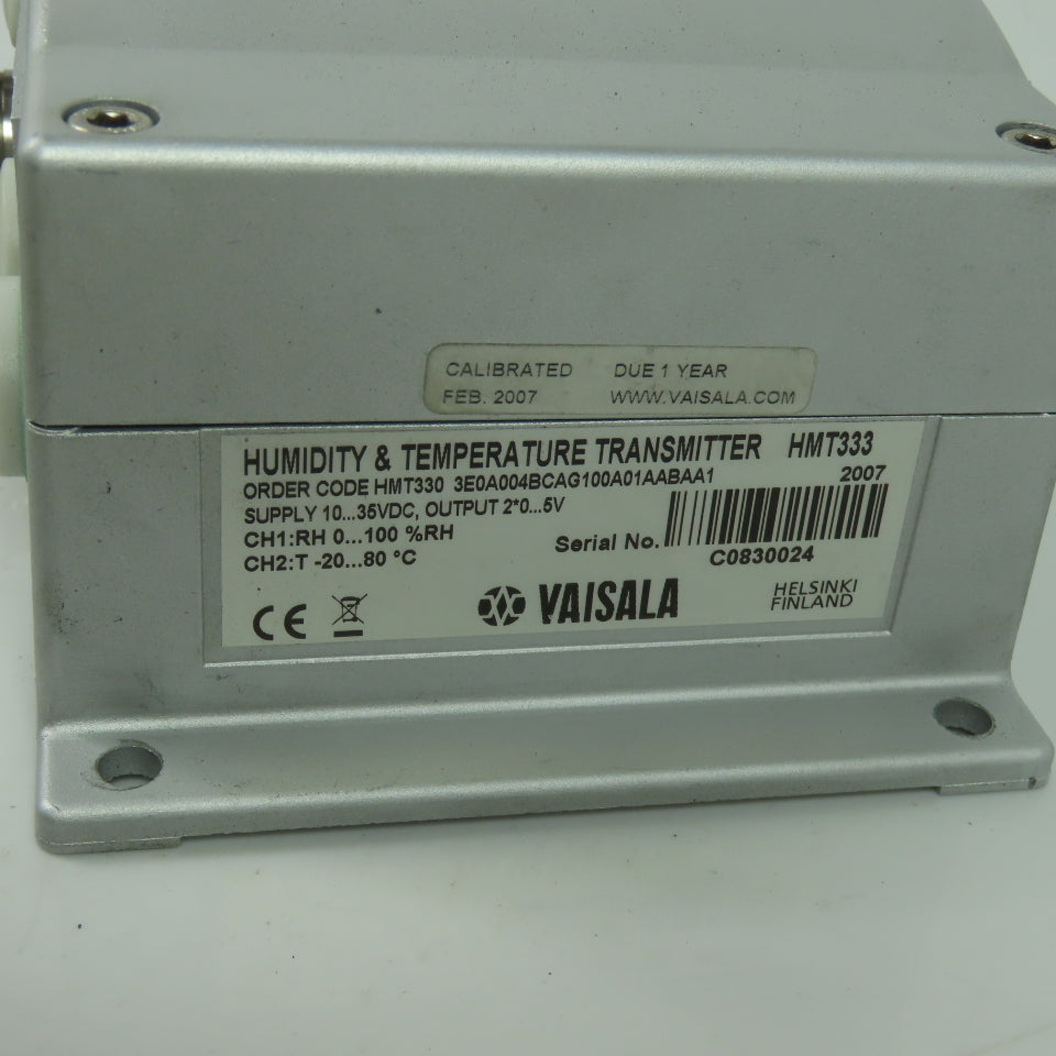 Vaisala HMT333 Humidity And Temperature Transmitter 10-35VDC