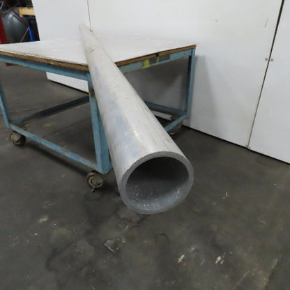 3-1/2" OD x 3" ID 1/4" Wall Aluminum Pipe Round Tube 111" OAL
