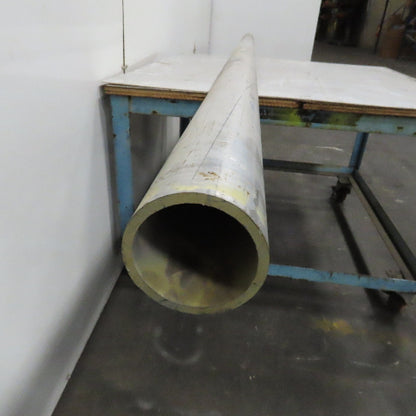 3-1/2" OD x 3" ID 1/4" Wall Aluminum Pipe Round Tube 111" OAL