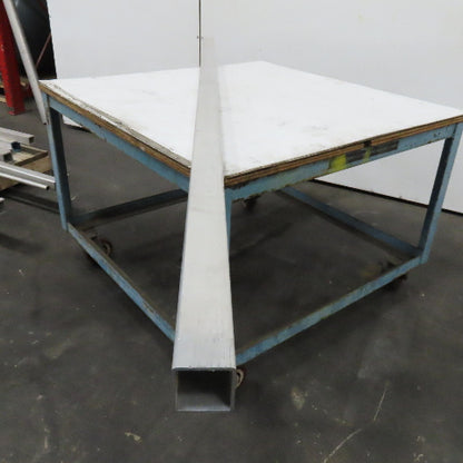 2-1/2" Aluminum Square Hollow Tube 1/8" Wall 8' Length