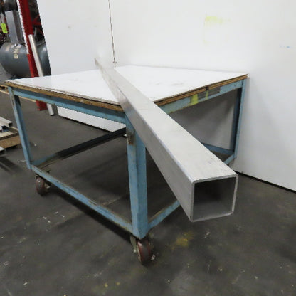 2-1/2" Aluminum Square Hollow Tube 1/8" Wall 8' Length