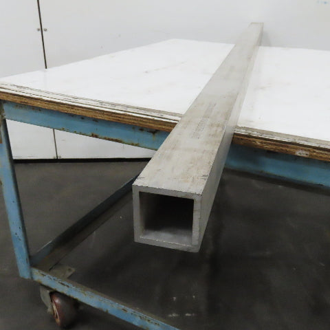 2-1/2" Aluminum 6061 T6 Square Hollow Tube 1/4" Wall 74" Length