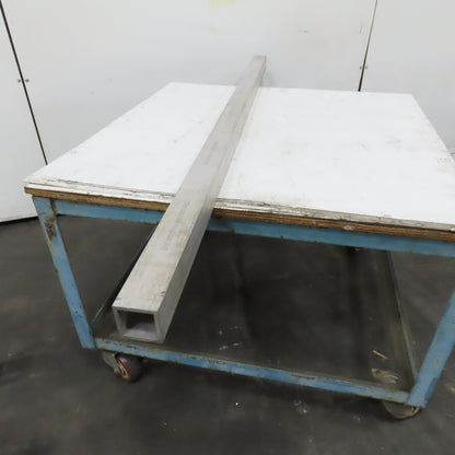 2-1/2" Aluminum 6061 T6 Square Hollow Tube 1/4" Wall 74" Length