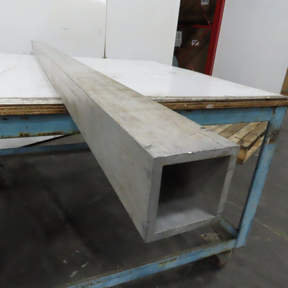 2-1/2" Aluminum 6061 T6 Square Hollow Tube 1/4" Wall 74" Length