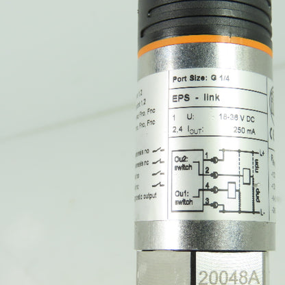 IFM PN7009 Pressure Switch Sensor 18-36VDC 250mA G1/4