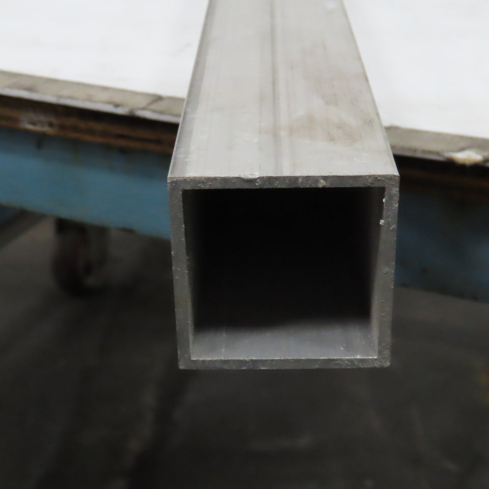 2" Aluminum Square Hollow Tube 1/8" Wall 60" Length