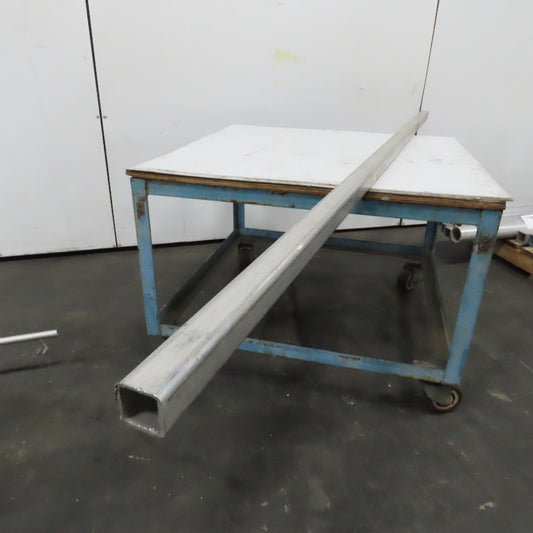 2" Aluminum Square Hollow Tube 1/8" Wall 107" Length