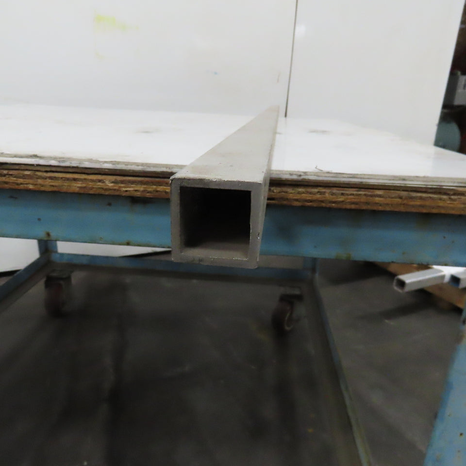 1-1/4" Aluminum Square Hollow Tube 1/8" Wall 68" Length
