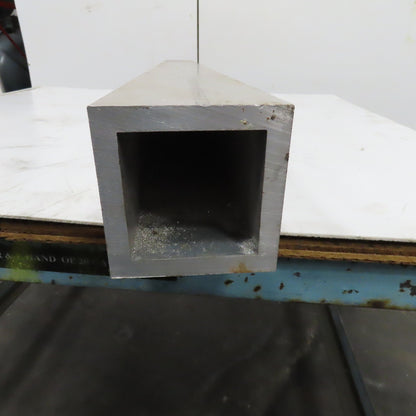 4" Aluminum 6061-T6 Square Hollow Tube 1/2" Wall 51" Length