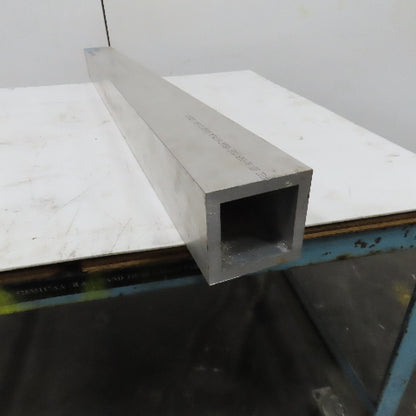 4" Aluminum 6061-T6 Square Hollow Tube 1/2" Wall 51" Length